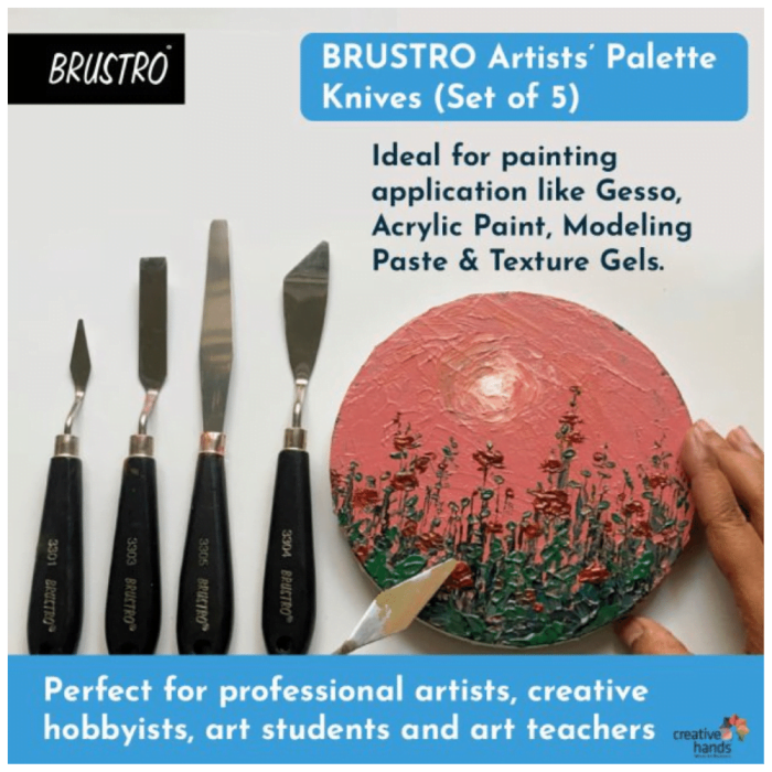 BRUSTRO Artists’ Palette Knife (Set of 5) - Image 8