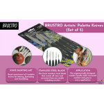 BRUSTRO Artists’ Palette Knife (Set of 5) - Image 7