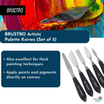 BRUSTRO Artists’ Palette Knife (Set of 5) - Image 5