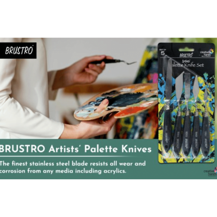 BRUSTRO Artists’ Palette Knife (Set of 5) - Image 4