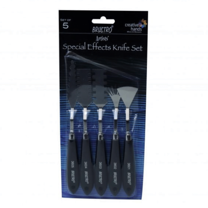 Untitled design (39) BRUSTRO Artists’ Special Effects Palette Knives (Set of 5) - Image 1