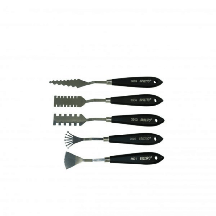 BRUSTRO Artists’ Special Effects Palette Knives (Set of 5) - Image 3