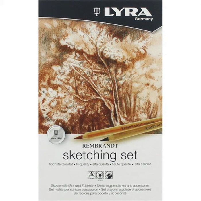 LYRA Rembrandt Sketching Set 11 Pcs Metal Box - Image 2