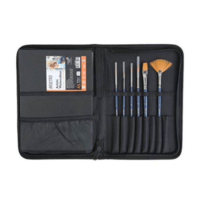 Brustro Artists’ Watercolor Travel Brush Set A - Image 1