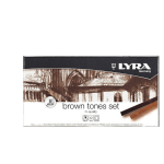 LYRA Rembrandt Pastels Brown Tones Assorted Set of 12