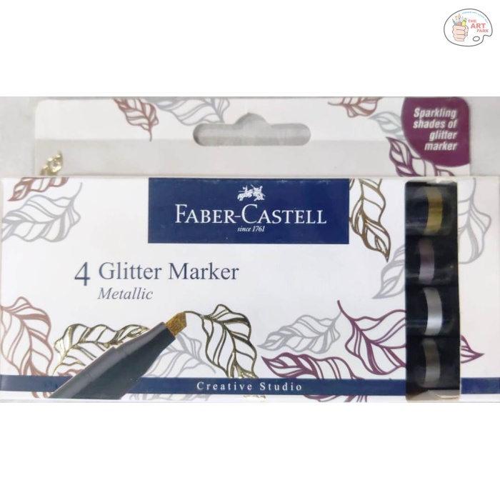Faber Castell Glitter Marker - Set of 4 - Image 2