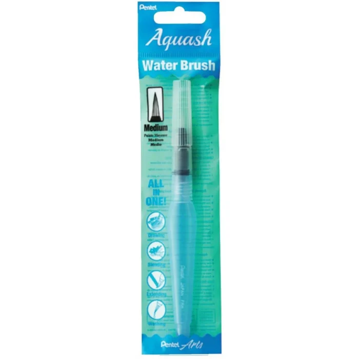 PENTEL ARTS AQUASH WATER BRUSH MEDIUM - Image 2