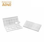 KHYATI COLOUR MIXING PLATE - Rectangle Box Big - A040