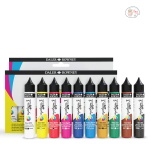 Daler Rowney System 3 Fluid Acrylic 29.5ml Set of 10 - Image 3