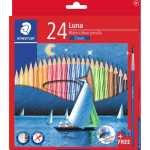 Staedtler Luna Classic Aquarell Water color Pencil, 36 Shades with free products