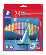 Staedtler Luna Classic Aquarell Water color Pencil, 36 Shades with free products