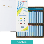 PENTEL Aquash watercolour oil pastels and water brush 24 colour set