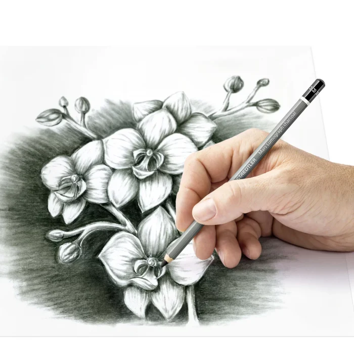 Staedtler charcoal pencils set (s,m,h)Mars® Lumograph® charcoal 100C - Image 2