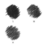 Staedtler charcoal pencils set (s,m,h)Mars® Lumograph® charcoal 100C - Image 5