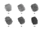 Staedtler Mars Lumograph pure graphite 100G Full graphite pencil set of 6 - Image 4