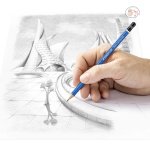 STAEDTLER GRAPHITE PENCILS 7B MARS LUMOGRAPH DRAWING PENCILS 100 7B - Image 5