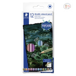 Staedtler 12 metallic colour pencil