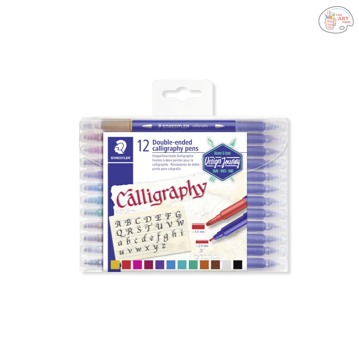 STAEDTLER Double-ended calligraphy pen 12shd (3.5mm-2.0mm) - Image 2
