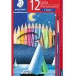 Staedtler Luna Watercolor Pencil (Pack of 12) with free gift