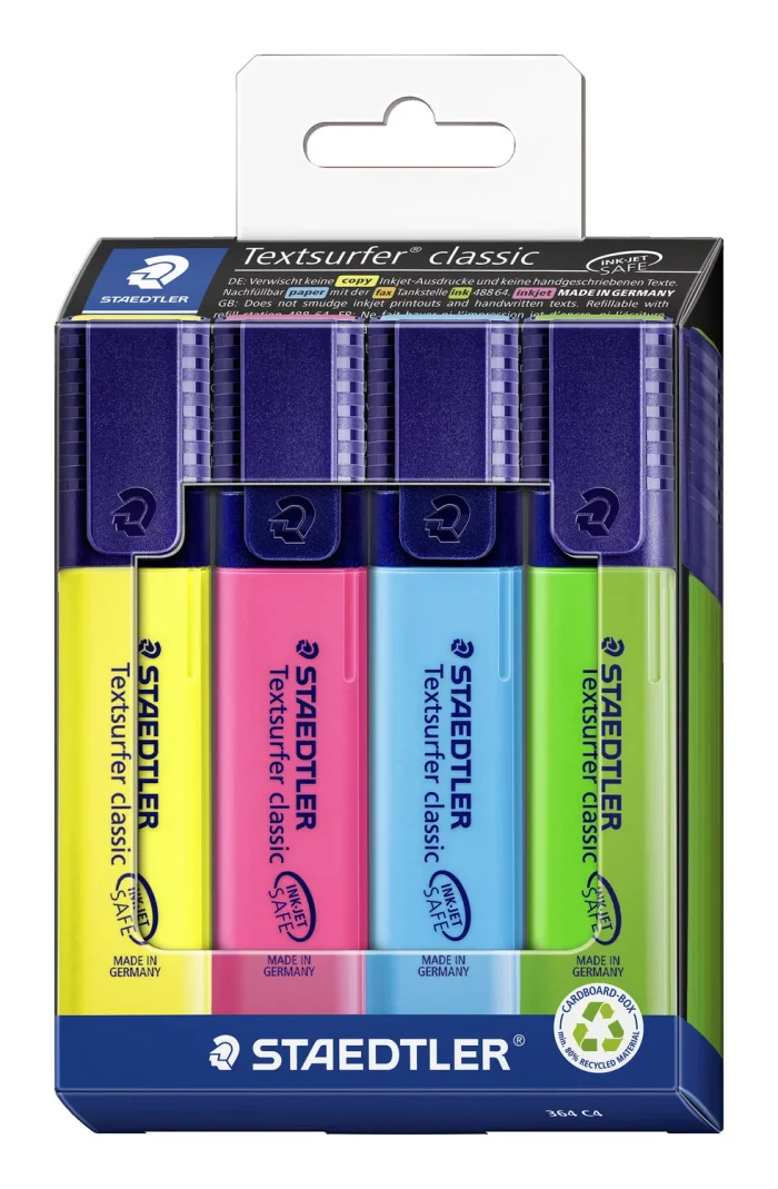Staedtler Textsurfer classic 364 Highlighter 4psc - Image 2