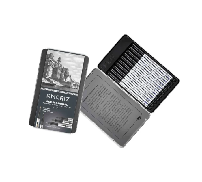 Doms Amariz Professional Pigment Liner and Marker Pen (Set of 10) - Image 4