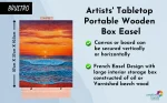 Brustro Artists' Tabletop Portable Wooden Box Easel - Image 7