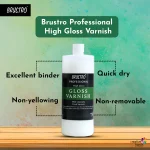 Brustro Professional High Gloss Varnish 200 Ml - Image 7