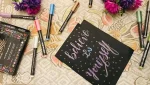 BRUSTRO Metallic Brush Pens - Soft Brush Tip for Calligraphy, Hand Lettering, Colouring, Scrapbooking, Card Making - Set of 10 Colors. - Image 8