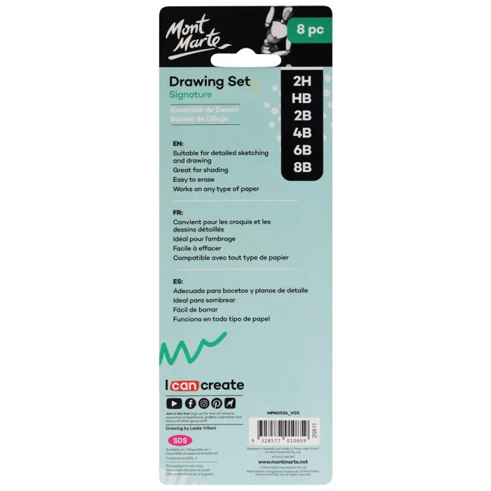 MONT MARTE Drawing Set Signature 8pc - Image 6