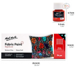 MONT MARTE Fabric Paint Set Signature 24pc x 20ml (0.7 US fl.oz) - Image 4