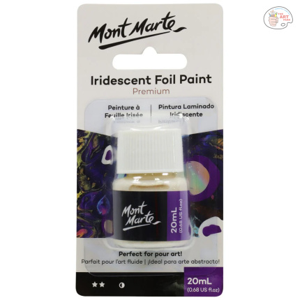 MONT MARTE Iridescent Foil Paint Premium 20ml (0.68 US fl.oz)