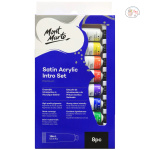 MONT MARTE Satin Acrylic Intro Set Premium 8pc x 18ml (0.6 US fl.oz)