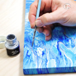 MONT MARTE Silver Foil Paint Premium 20ml (0.68 US fl.oz) - Image 3