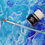 MONT MARTE Silver Foil Paint Premium 20ml (0.68 US fl.oz) - Image 4