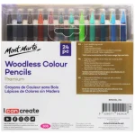 MONT MARTE Woodless Colour Pencils Premium 24pc - Image 4