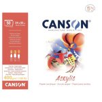 Canson acrylic paper - cold press 400 gsm - 32 x 24 cm - block of 50 sheets