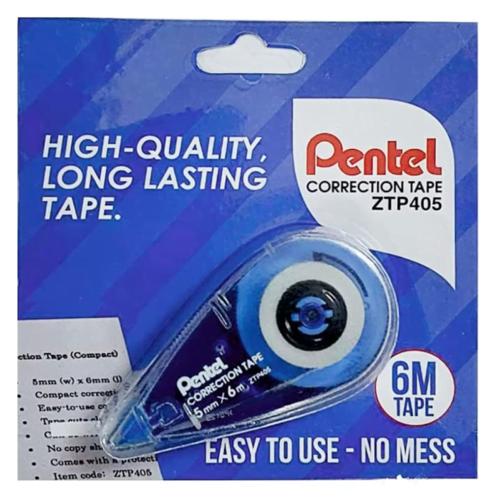 Pentel Correction Tape 5mm x 6m - Image 2