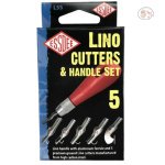 Essdee Lino Handle & 5 Cutters