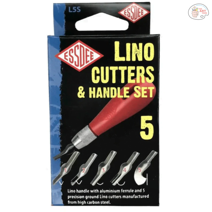 pentel (27) Essdee Lino Handle & 5 Cutters - Image 1