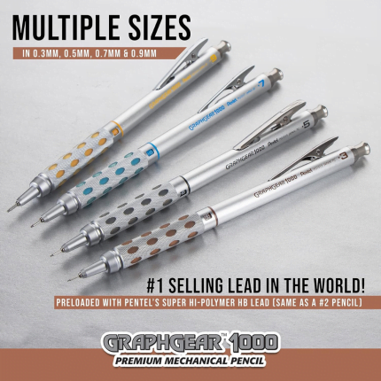 Pentel GraphGear 1000 Automatic Pencil for Draughting