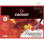 Canson figueras canvas grain 290 gsm - 30 x 40 cm - block of 10 sheets