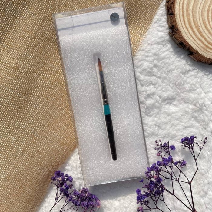 Canson Montval Watercolor 300 GSM Cold Pressed 17.5 x 7 cm Mini Art Book with 1 Watercolor Brush (White, 30 Sheets) - Image 2