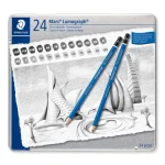 Staedtler Mars Lumograph Drawing Pencils set of 24