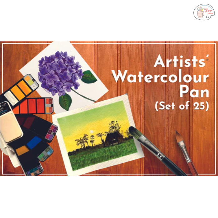 Brustro Artists Watercolour Pan Set of 25 - Image 2