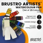 Brustro Artists Watercolour Pan Set of 25 - Image 6