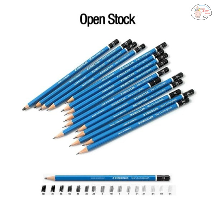 STAEDTLER GRAPHITE PENCILS 3H MARS LUMOGRAPH DRAWING PENCILS 100 3H - Image 5