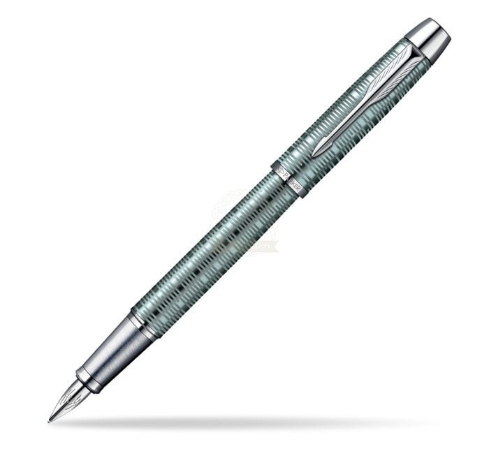 Parker IM Premium Vacumatic Emerald Pearl CT Fountain Pen - Image 3