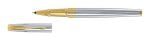 PARKER ASTER SHINY CHROME GOLD TRIM ROLLER PEN - Image 3