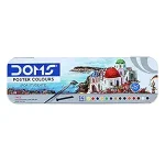 DOMS 14 Shades Poster Colours | Rich & Vibrant Colors | Free Agigator & Brush Inside For Uniform Mixing | Non-Toxic & Safe For Childrens - Image 2