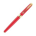 PARKER ASTER MATTE RED GOLD TRIM ROLLER PEN - Image 4